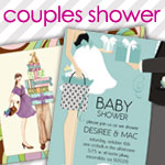 Couples Baby Shower Invitations